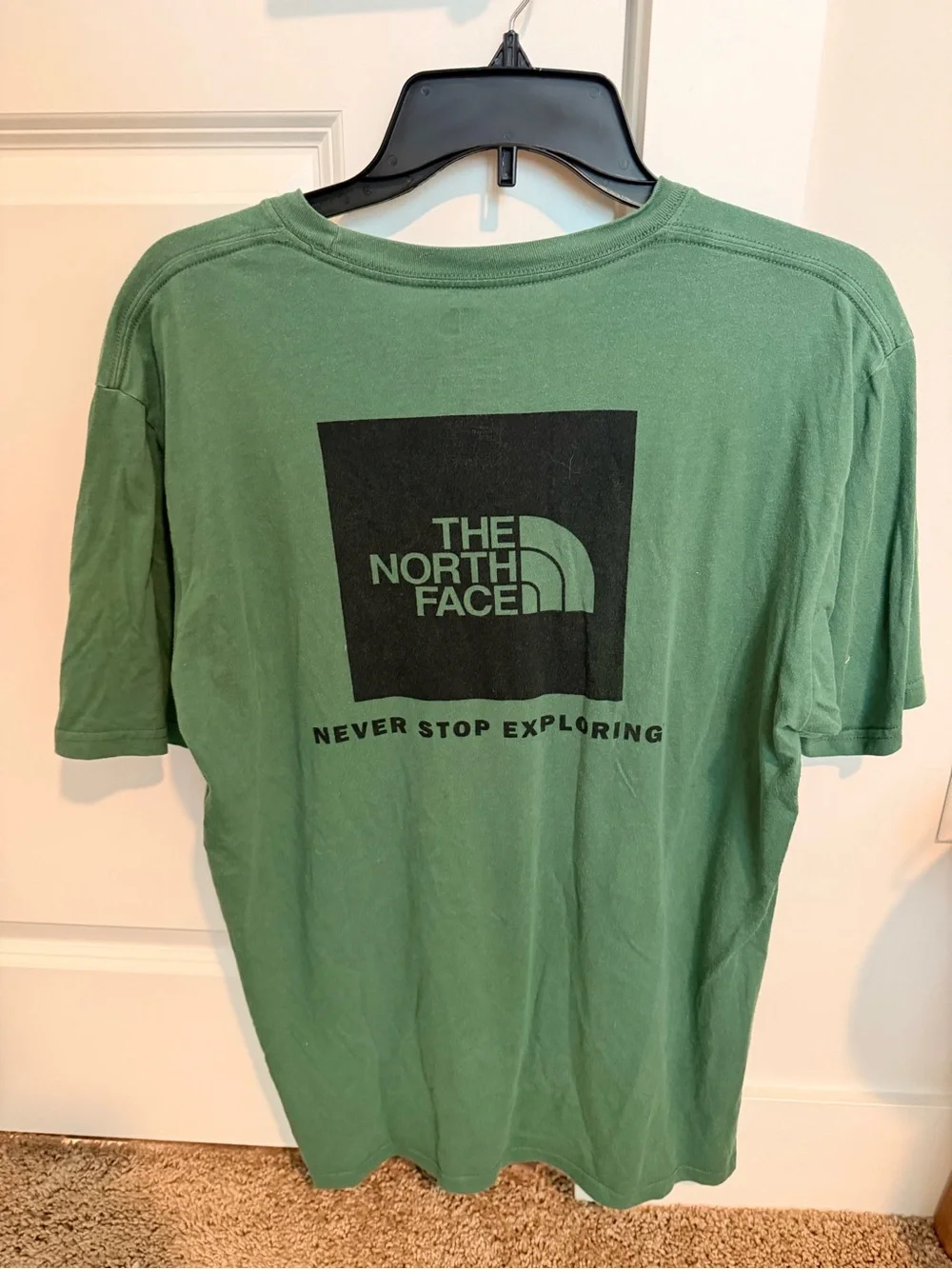The North Face Olive Green Short-Sleeve Logo Tee